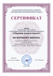 Сертификат Мужичков